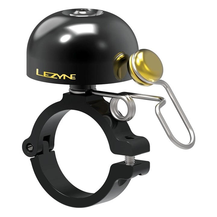 Lezyne  Black Classic Brass Bell/ Hard Mount in Size M, Sports Direct