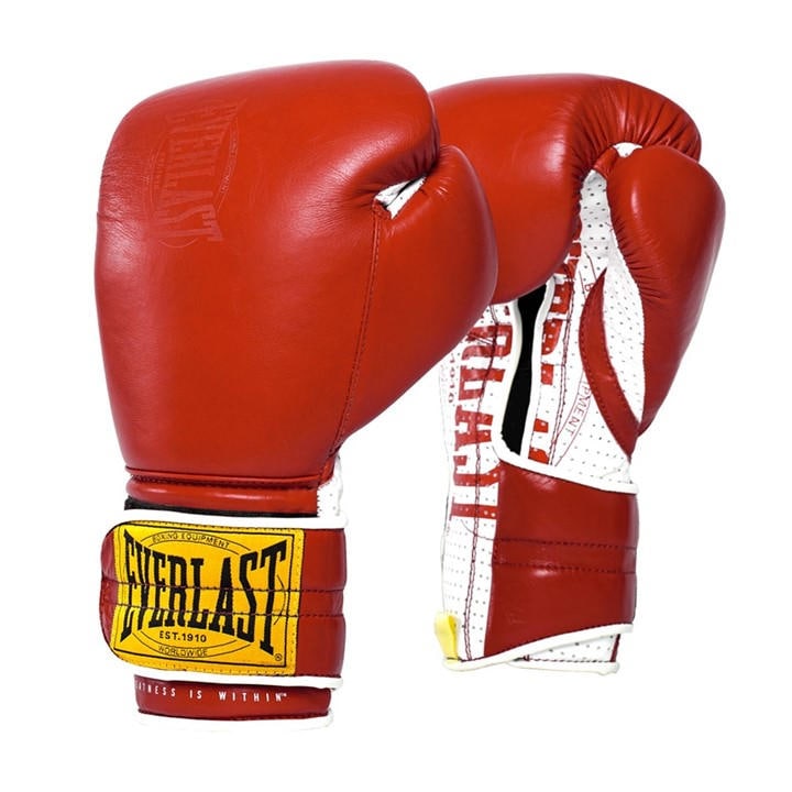 Everlast  Red 1910 Sparring Glove in Size 14oz, Sports Direct
