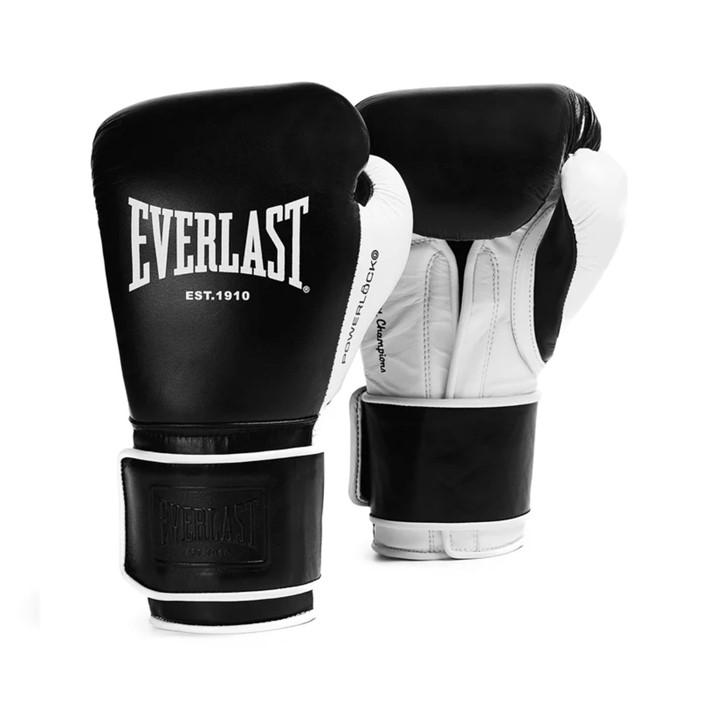 Everlast  Black Powerlock Og Pro Training Gloves in Size 14oz, Sports Direct