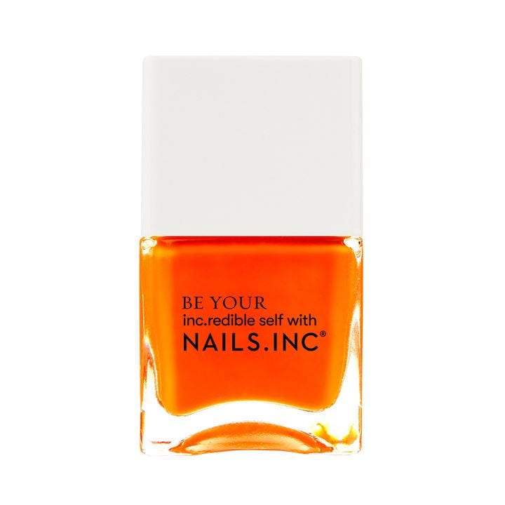 Nails Inc Women's Orange Neon Nail Polish in Size 14ml, Sports Direct