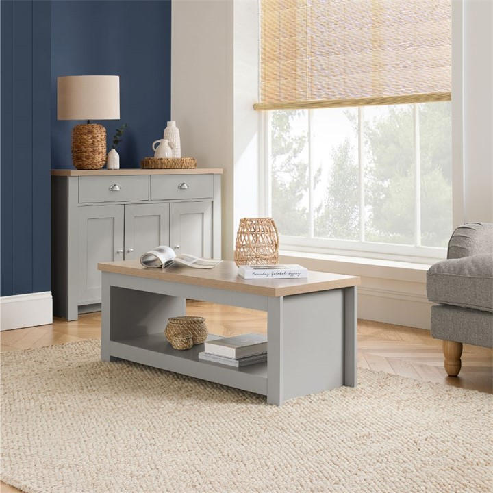 Birlea  Grey Highgate Coffee Table, Sports Direct