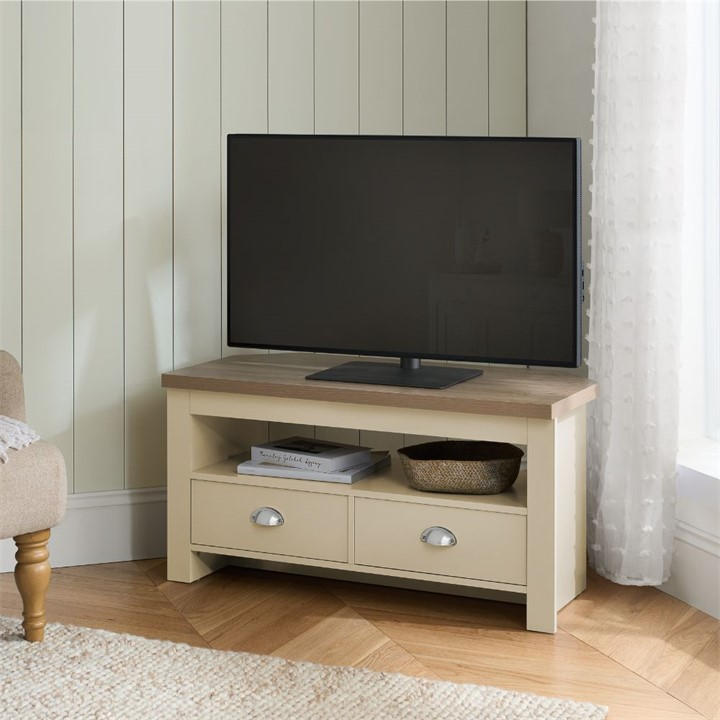 Birlea  Nude Highgate Corner Tv Unit, Sports Direct