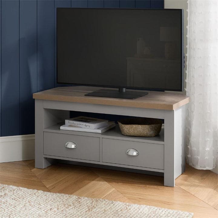 Birlea  Grey Highgate Corner Tv Unit, Sports Direct