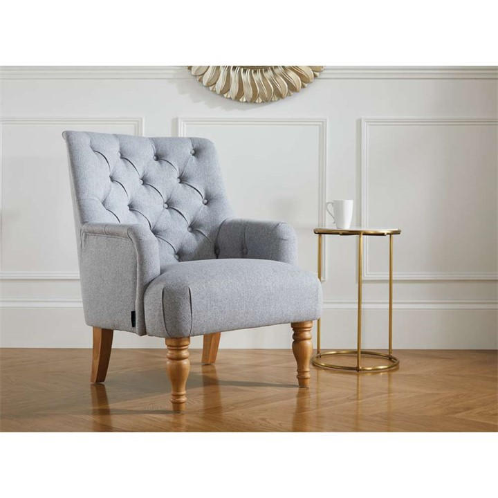 Birlea  Grey Padstow Chair, Sports Direct