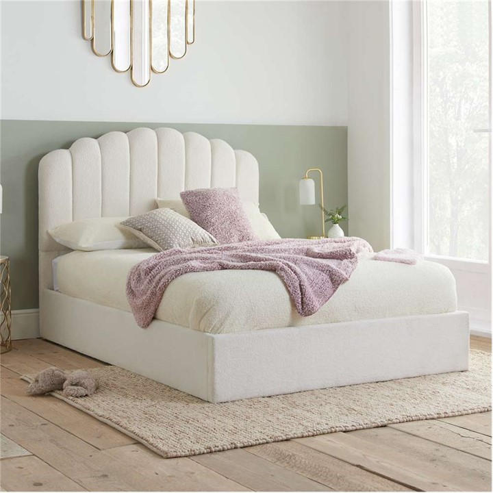 Birlea Unisex White Monaco Ottoman Bed King
