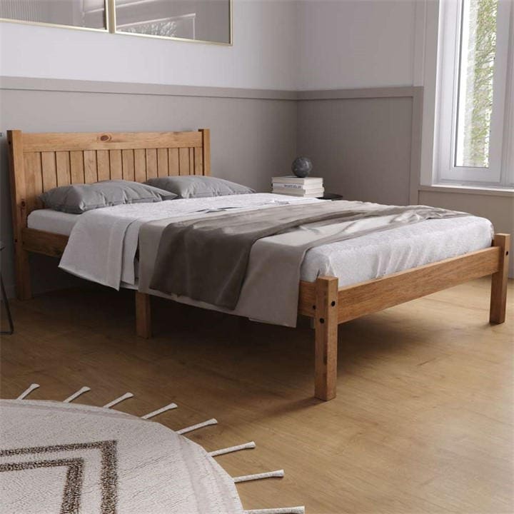 Birlea  Green Rio Pine Bed, Sports Direct