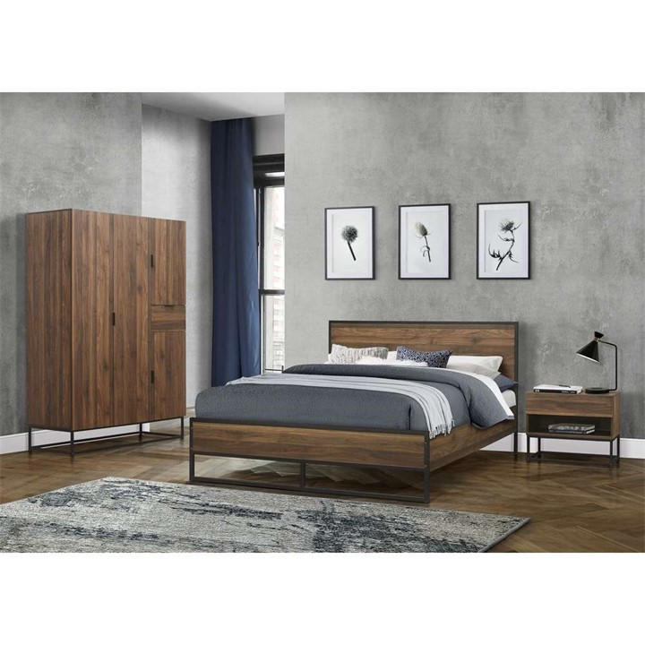 Birlea  Brown Houston Small Double Bed, Sports Direct