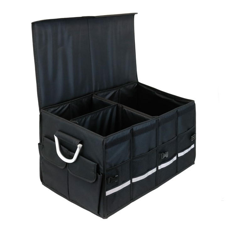 Streetwize  Black All-Purpose Collapsible Boot Organiser in Size 52x34x30cm, Sports Direct