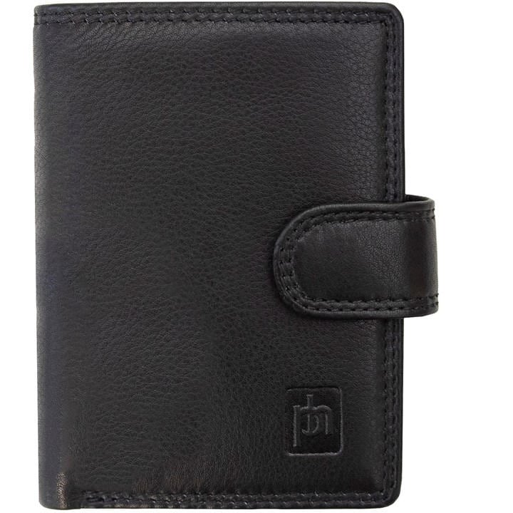 Primehide Leather Men's Black Washington Collection Leather Card Holder Wallet in Size 8 x 11 cm, Sports Direct