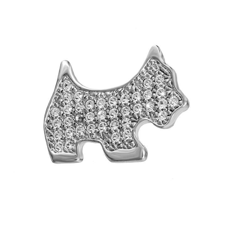 Espree  Silver Crystal Dog Brooch, Sports Direct