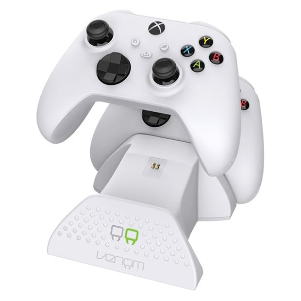 White - Venom - Twin Docking Station Fox Xbox Series X/S and One (White)
