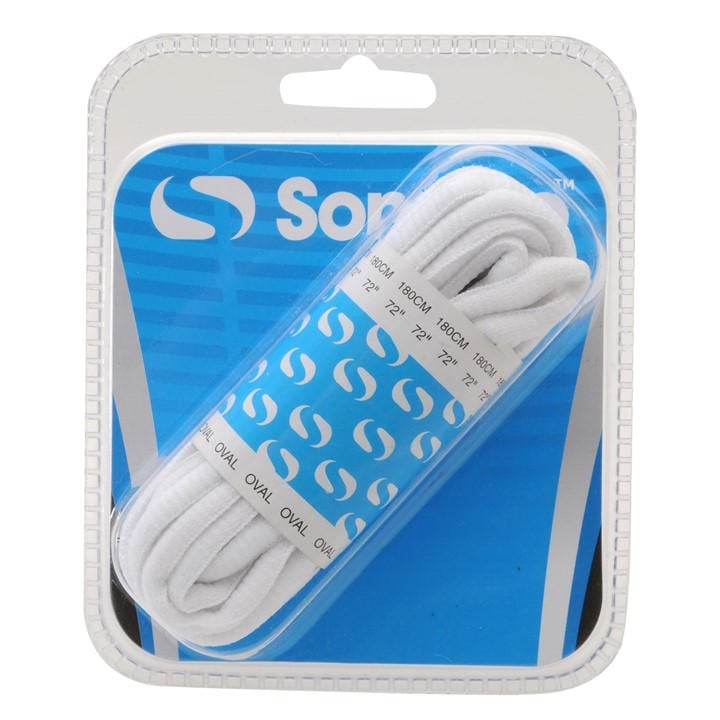 Sondico  White Oval Laces in Size L, Sports Direct