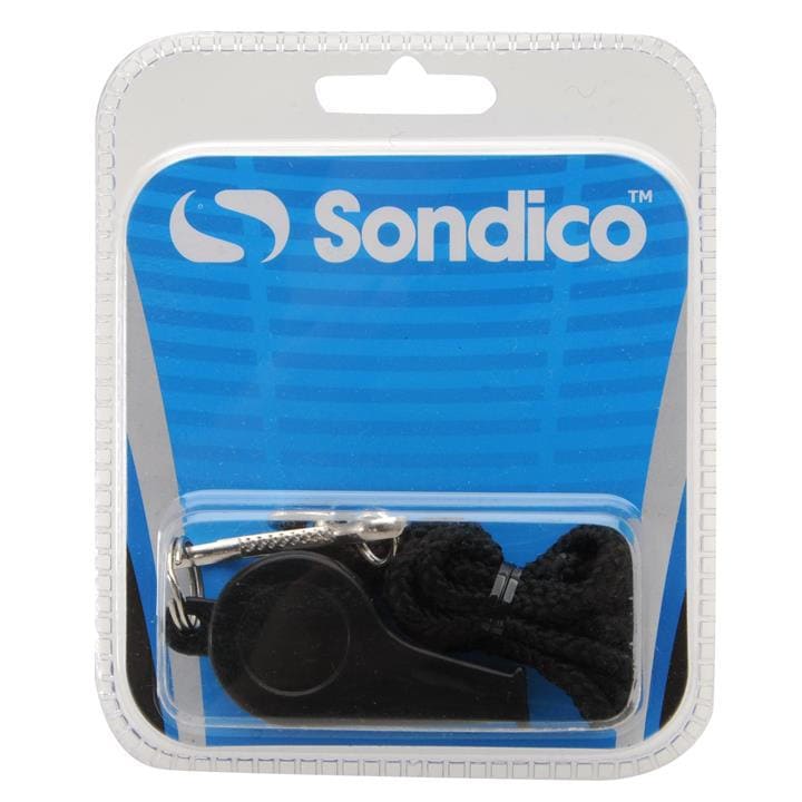 Sondico  Black Plastic Whistle, Sports Direct