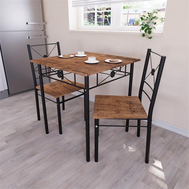 Lassic  Brown Vida Designs Roslyn 2 Seater Dining Set, Sports Direct