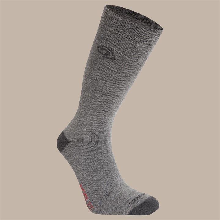 Craghoppers Unisex Grey Nl Wool Socks Size 7