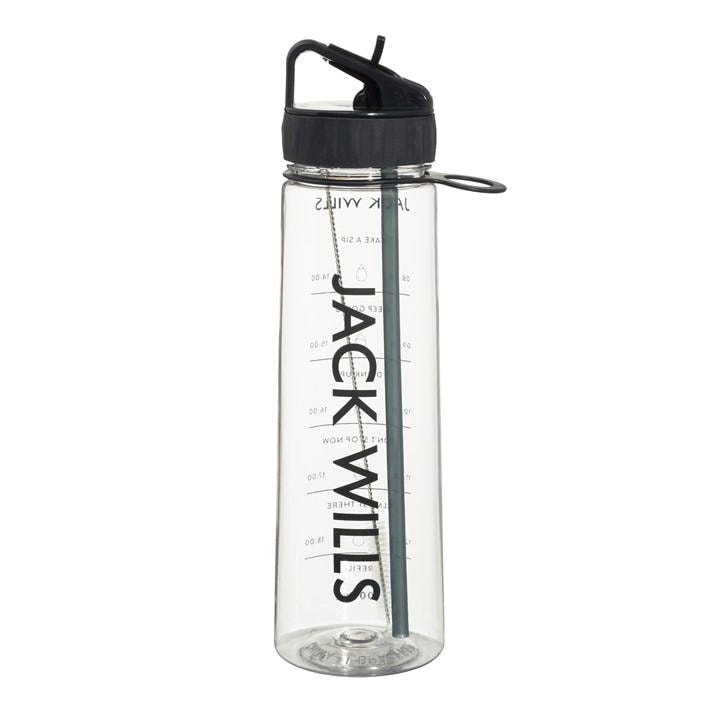 Jack Wills  Clear Hydration Water Bottle, Sports Direct