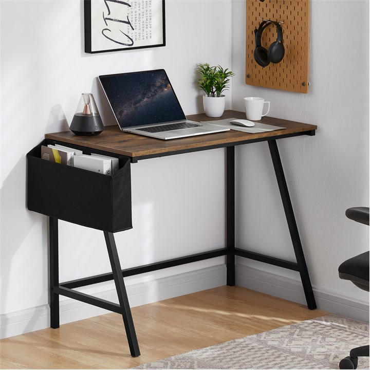 Lassic  Brown Vida Designs Brooklyn Small Computer Desk in Size S, Sports Direct