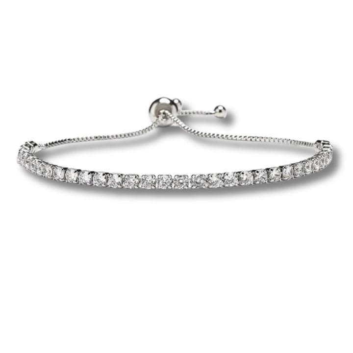 Aye Do Gifts Women's Silver Diamante Slider Bracelet 7532-Np, Sports Direct
