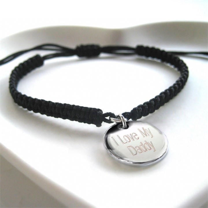 Scotland  Men's  Friendship Bracelet I Love My Daddy 5306-Fk, Football by Aye Do Gifts, Sports Direct