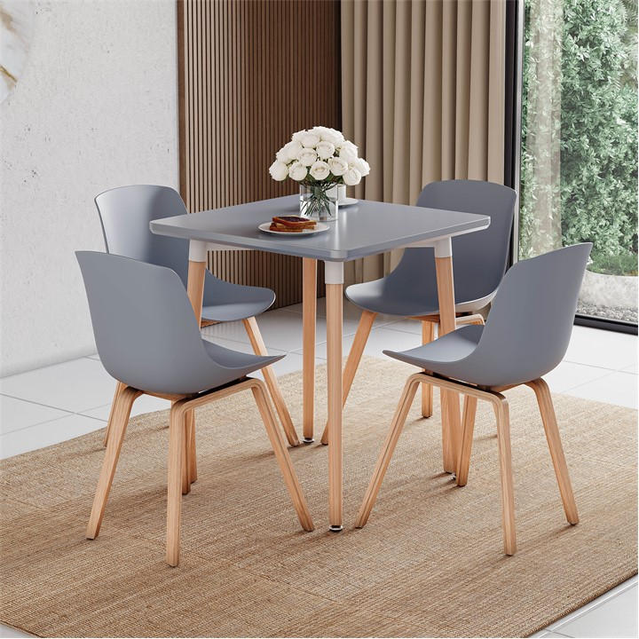 Lassic  Grey Vida Designs Batley 2 Seater Square Dining Table, Sports Direct