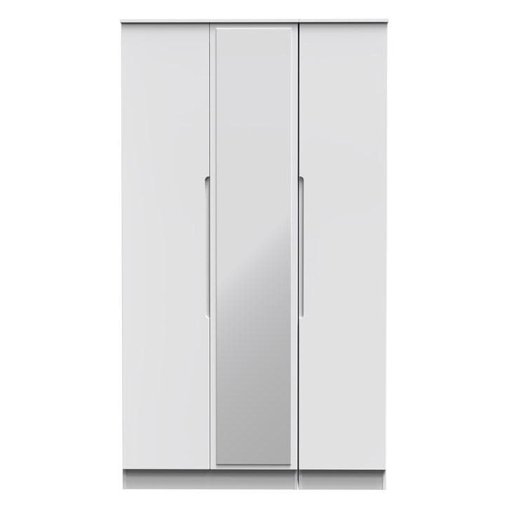 Milan     Tall Triple Mirror Wardrobe - Ready Assemble, Football by Welcome Furniture in Size XL, Sports Direct