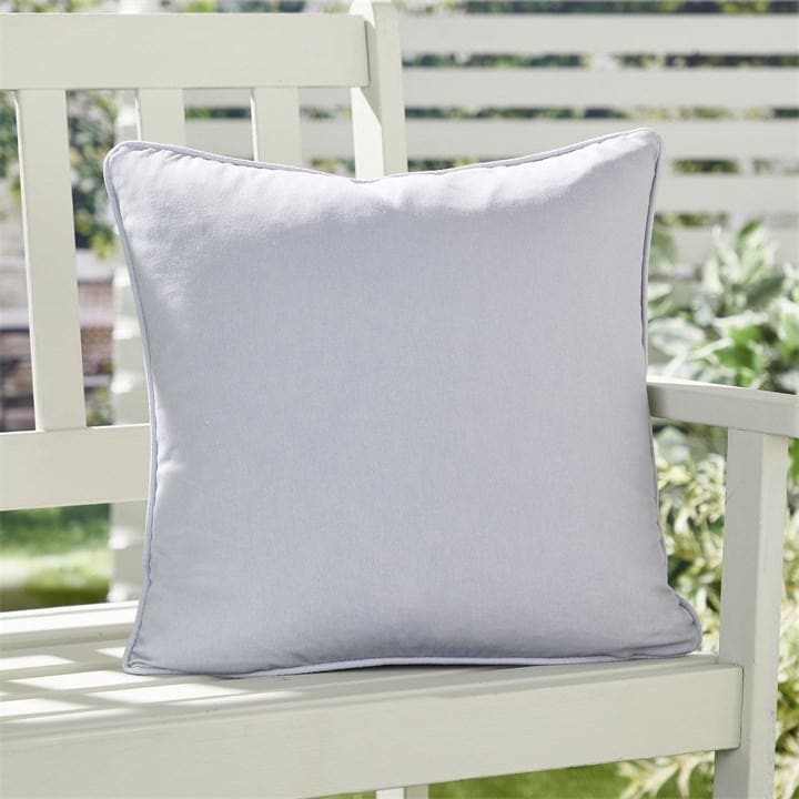 Fusion  Silver Indoor Outdoor Plain Dye Water Resistant Cushion in Size 43, Sports Direct