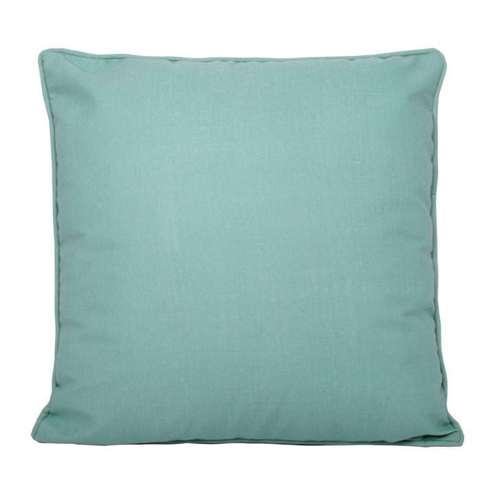 Fusion  Green Indoor Outdoor Plain Dye Water Resistant Cushion in Size 43, Sports Direct