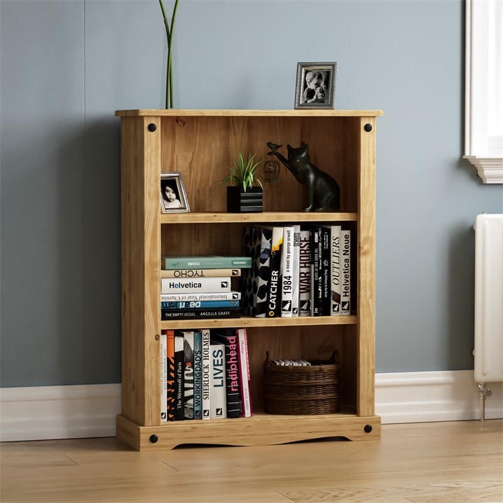Lassic  Beige Vida Designs Corona Low Bookcase, Sports Direct