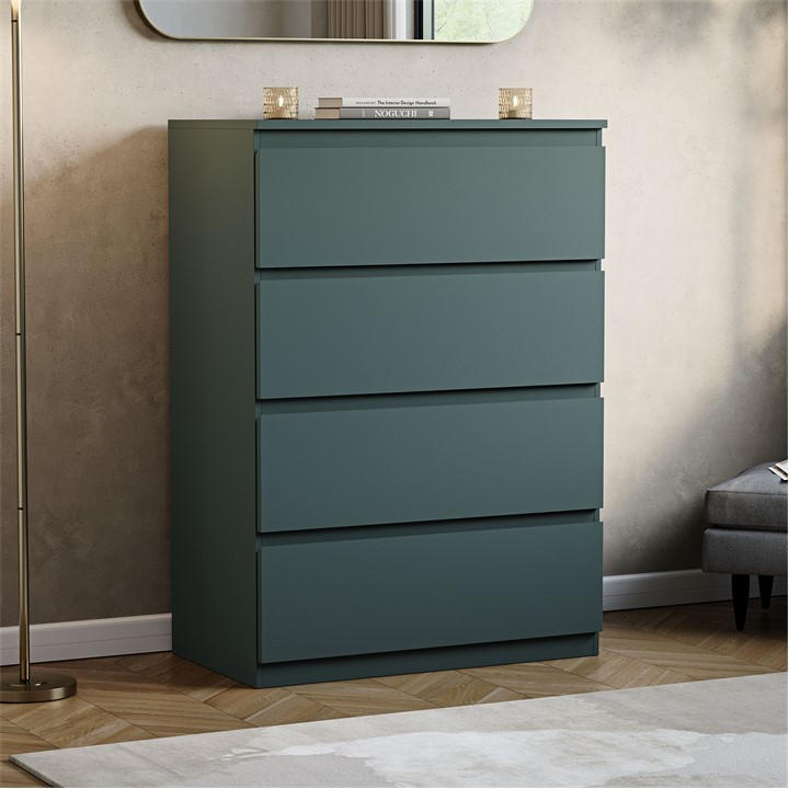 Lassic  Green Vida Designs Denver 4 Drawer Chest, Sports Direct