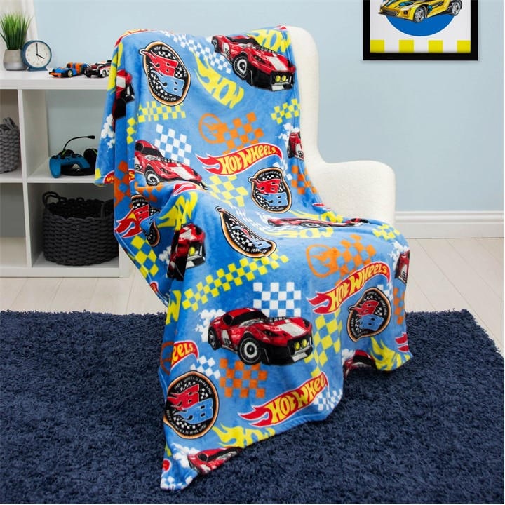 Hot Wheels  Kids  Flame Fleece Blanket, Sports Direct