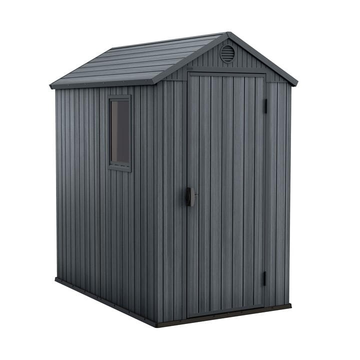Keter  Grey Darwin 4X6ft Shed, Sports Direct