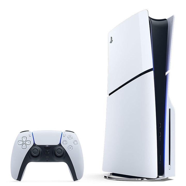 Photos - Gaming Console Sony PlayStation 5 Slim Disc Console - White 711719021230 