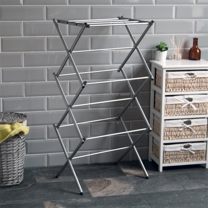 Lassic  None Home Vida 3 Tier Metal Clothes Airer, Sports Direct