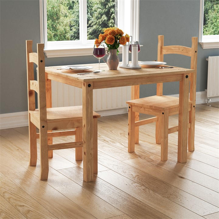 Lassic  Beige Vida Designs Corona 2 Seater Dining Set, Sports Direct