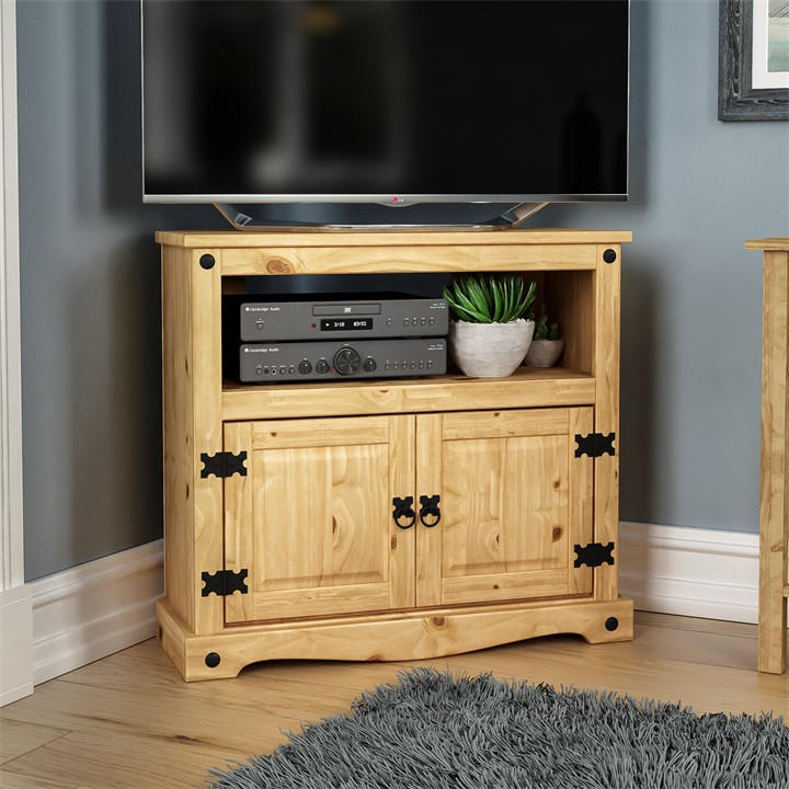 Lassic Unisex Beige Vida Designs Corona Corner Tv Unit -