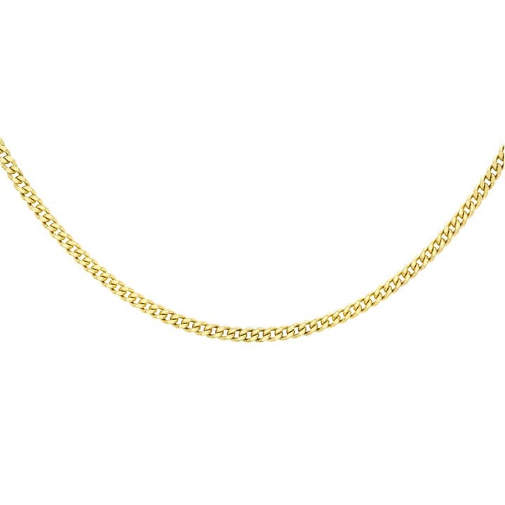 Be You Women's Gold 9Ct Curb Chain, Sports Direct
