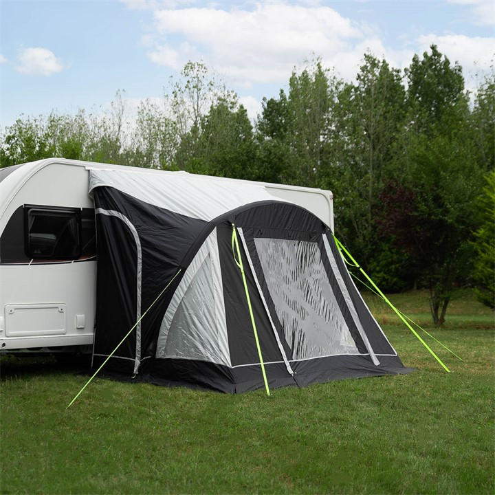 Streetwize  Black Baywatch 260 Porch Air Awning in Size 240dx355w, Sports Direct