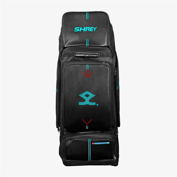 Black - Shrey - Meta Duffle Wheelie 120 Cricket Bag Sn00