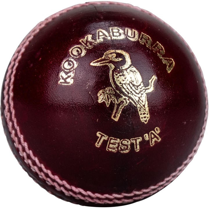 Kookaburra Sport  Red Kookaburra Test Leather Cricket Ball -  Mens Size in Size Senior, Sports Direct