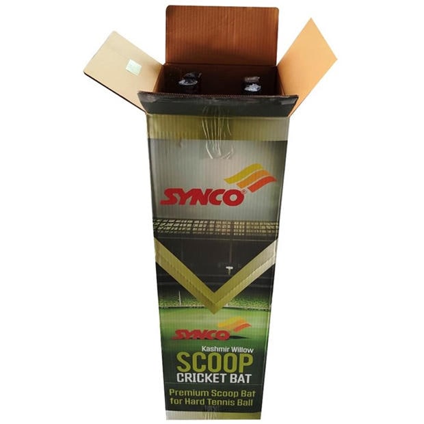 Brown - Synco - Synco Wooden Cricket Scoop Bat