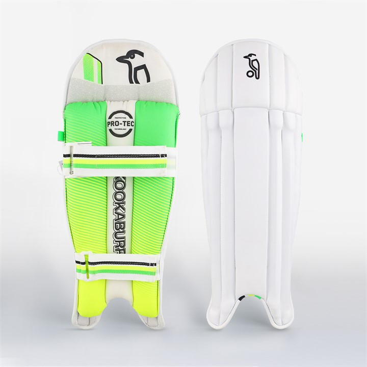 International   Kids  Kookaburra 750 Wicket Keeping Pads - , Football by Kookaburra Sport in Size Junior, Sports Direct
