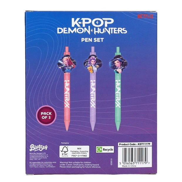 K-Pop Demon Hunters - Character - Character 3 Pen Set Jn64