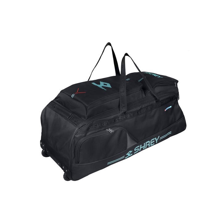 Shrey Men's Black Meta Wheelie 120 Bag, Sports Direct