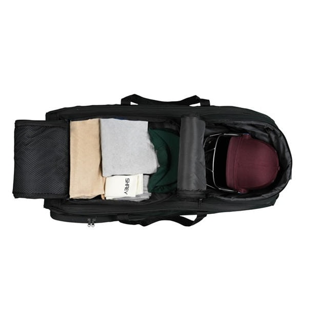 Black - Shrey - Meta Wheelie 120 Bag Sn00