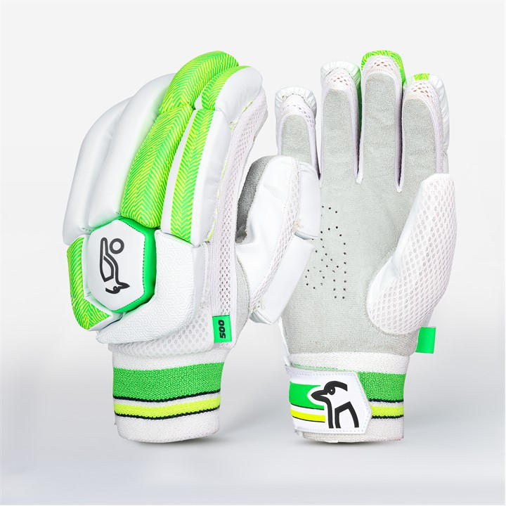 Kookaburra Sport  White Kookaburra Kahuna 500 Batting Glove -  Left Hand in Size Adults, Sports Direct