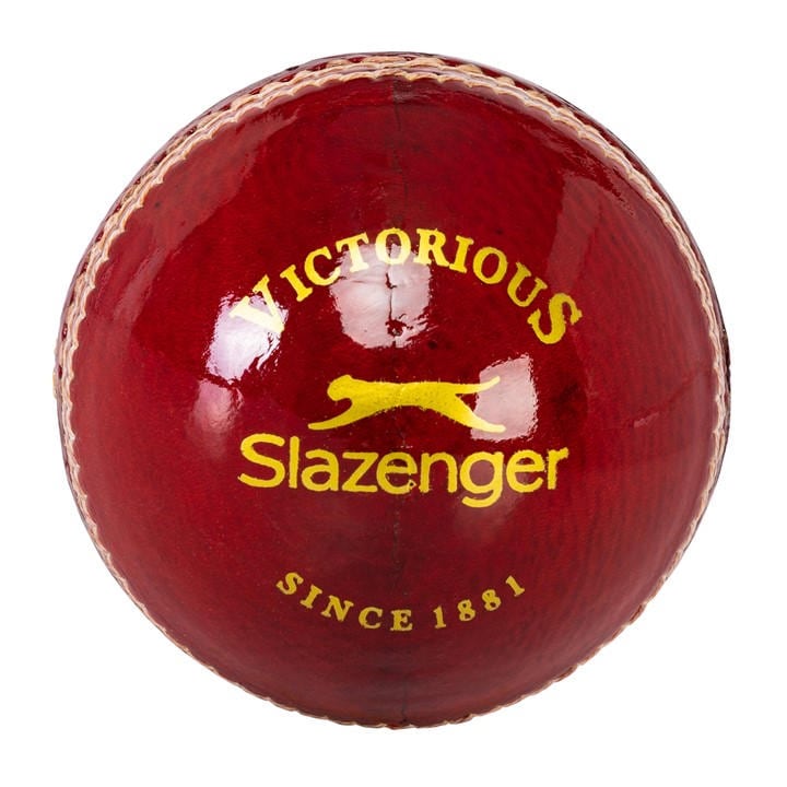 Slazenger  Red League Cricket Ball  in Size Junior, Sports Direct