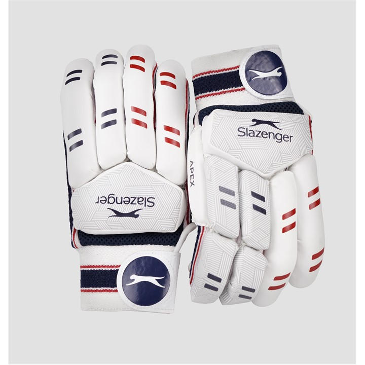 Slazenger  Kids White Leather Cricket Gloves in Size Junior, Sports Direct