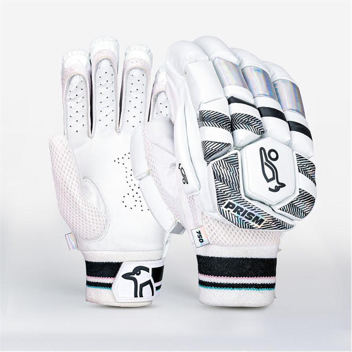 Kookaburra Sport  Kids White Kookaburra Prism 750 Batting Gloves - Youth Right Hand, Sports Direct