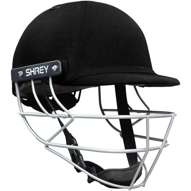 Black - Shrey - Classic 2 Steel Cricket Helmet