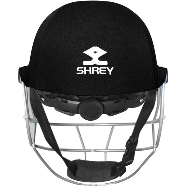 Black - Shrey - Classic 2 Steel Cricket Helmet
